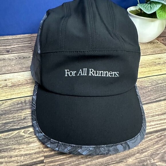 Lululemon Women's Multi Panel Run Hat NWT Size L/XL (Black) "For All Runners." - Picture 3 of 12